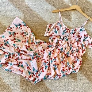 NWOT Boho Floral Maxi Dress